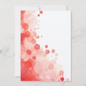 ストロベリーセカンドバースデーパーティーベリー子供の誕生日 招待状 (裏面)