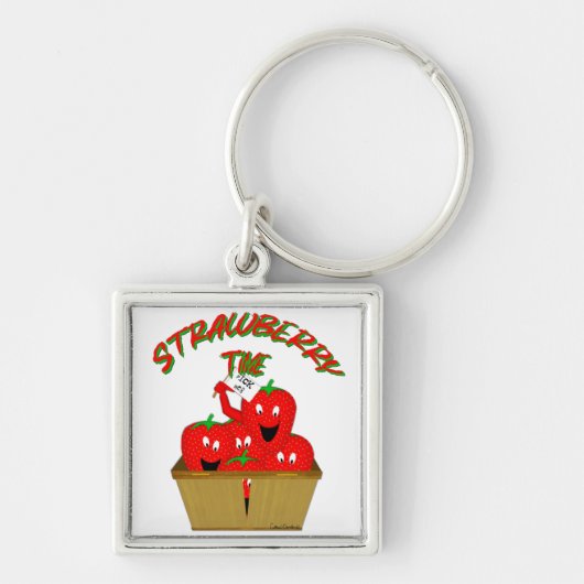 ストロベリータイム！ キーホルダー (正面)