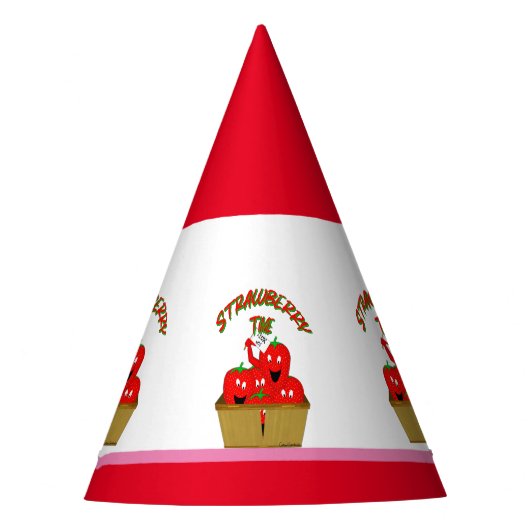 ストロベリータイム！ パーティーハット (正面)