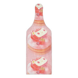 ストロベリータルトイラストレーション カッティングボード