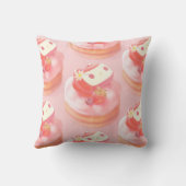 ストロベリータルトイラストレーション クッション (裏面)