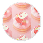 ストロベリータルトイラストレーション セラミックノブ (正面)