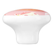 ストロベリータルトイラストレーション セラミックノブ (側面)