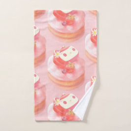 ストロベリータルトイラストレーション バスタオルセット