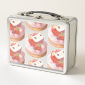 ストロベリータルトイラストレーション メタルランチボックス (正面)