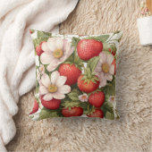 ストロベリータンブラー | フルーツタンブラー | 夏の転倒 クッション (ブランケット)