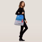 ストロベリーダイキリカリブのビーチパーソナライズされた クロスボディバッグ (モデル)