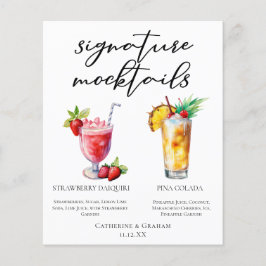 ストロベリーダイキリピニャコラダモックテールメニュー