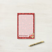 ストロベリーダイキリポストイットノート ポストイット (デスク上)