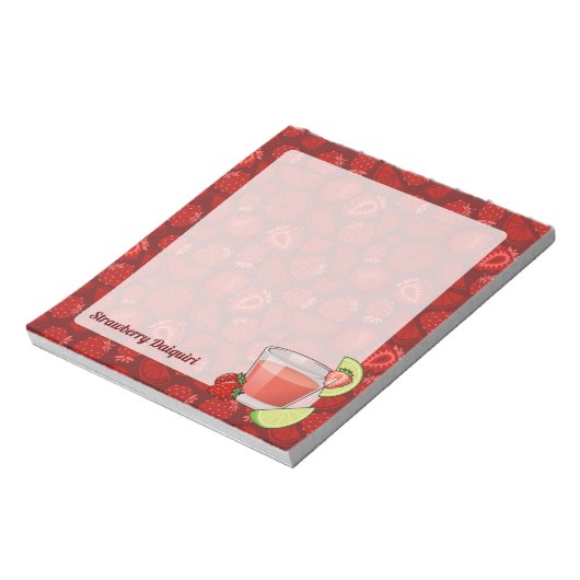 ストロベリーダイキリメモ帳 ノートパッド (回転)