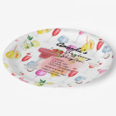 ストロベリーダイキリレシピ パーソナライズされた ペーパープレート (アングル)