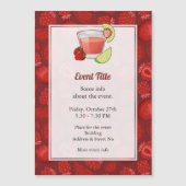 ストロベリーダイキリ磁気招待状 (正面)