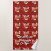 ストロベリーダイキリ ビーチタオル (正面)