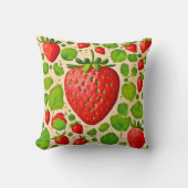 ストロベリーダダイストアートワーク クッション (正面)