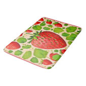 ストロベリーダダイストアートワーク バスマット (アングル)