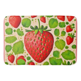ストロベリーダダイストアートワーク バスマット