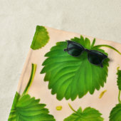 ストロベリーダダイストアートワーク ビーチタオル (インサイチュ)