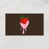 ストロベリーチョコレートイチゴのパンチカード ロイヤリティカード (正面)