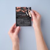 ストロベリーチョコレート料理クラス広告ズ チラシ (手)