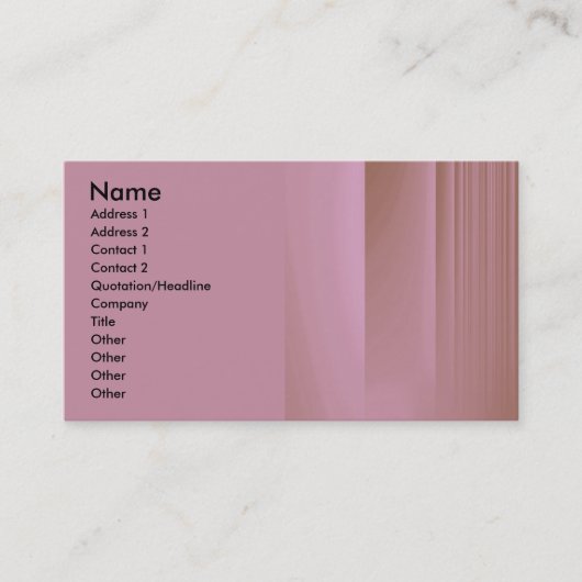 ストロベリーチョコレート 名刺 (正面)