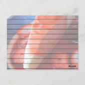 ストロベリーチーズケーキレシピカード ポストカード (裏面)