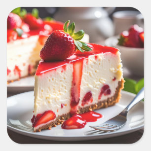 ストロベリーチーズケーキ スクエアシール