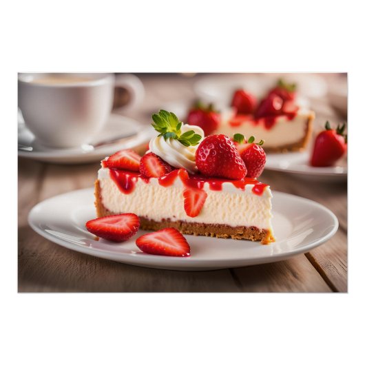 ストロベリーチーズケーキ ポスター (正面)