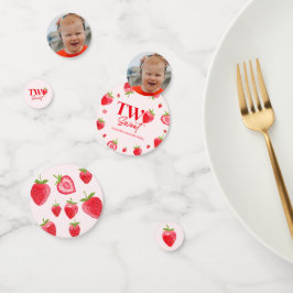 ストロベリーツースイートピンクレッド2nd誕生日パーティー コンフェッティ