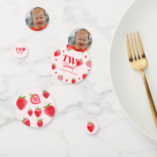 ストロベリーツースイートピンクレッド2nd誕生日パーティー コンフェッティ