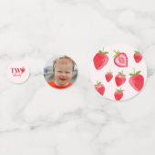 ストロベリーツースイートピンクレッド2nd誕生日パーティー コンフェッティ (裏面)