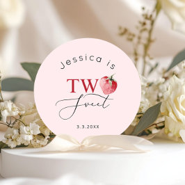 ストロベリーツースウィートバースデーパーティー ラウンドシール