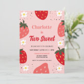 ストロベリーツースウィートバースデーパーティー 招待状 (スタンド正面)