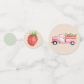 ストロベリーテーブル紙吹雪 コンフェッティ (正面)