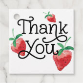 ストロベリーテーマ、誕生日、子供の誕生日cl フェイバータグ (正面)