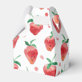 ストロベリーテーマ、誕生日、子供の誕生日cl フェイバーボックス (裏面サイド)