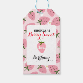ストロベリーデライトファースト誕生日 ギフトタグ