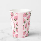 ストロベリーデライトファースト誕生日 紙コップ (左)