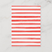 ストロベリートラック赤ちゃんシャワーブックリクエスト エンクロージャーカード (裏面)