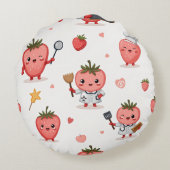 ストロベリードリーム ラウンドクッション (裏面)