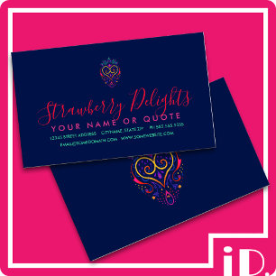 ストロベリードードルスケッチ名刺 名刺