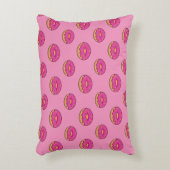 ストロベリードーナツと散水漫画 アクセントクッション (正面(垂直))