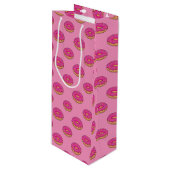 ストロベリードーナツと散水漫画 ワインギフトバッグ (正面アングル)