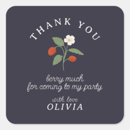 ストロベリーネ感謝していビニー スクエアシール