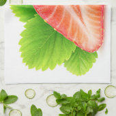 ストロベリーハーフ キッチンタオル (折り畳み)