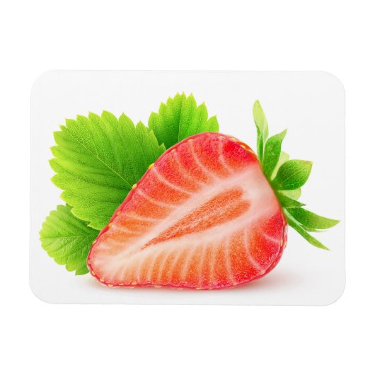 ストロベリーハーフ マグネット (横)