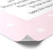 ストロベリーバウ赤ちゃんシャワーゲームポスター ポスター (角)