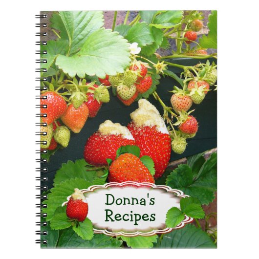 ストロベリーバスケット～レシピ手帳# 2 ノートブック (正面)