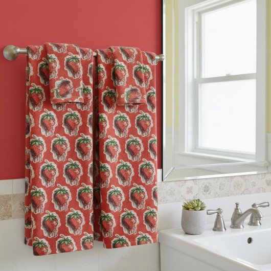 ストロベリーバスタオルセット バスタオルセット