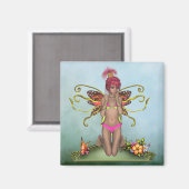 ストロベリーバタフライフェアリー磁石 マグネット (正面/裏面)