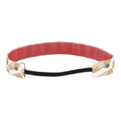 ストロベリーバナナクレープパンケーキフードクフランスのループ アスレチックヘッドバンド (裏面)